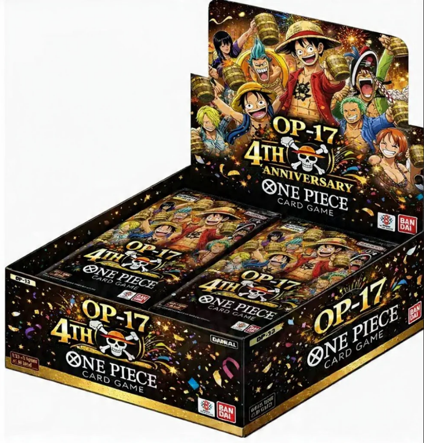 One Piece CG OP-17 – Booster Display (24 Boosterpacks) ENGLISCH