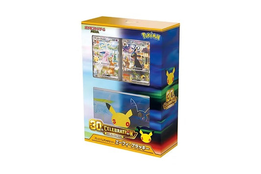 Premium Deck Set Espeon & Umbreon – 30. Jubiläumsausgabe – Japanische Version (JAP)