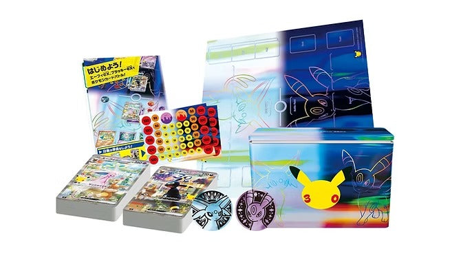 Premium Deck Set Espeon & Umbreon – 30. Jubiläumsausgabe – Japanische Version (JAP)